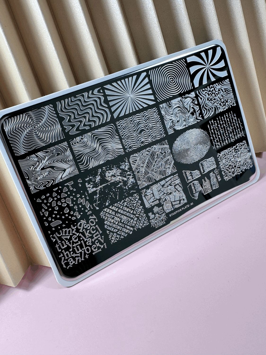 Stamping plate #60