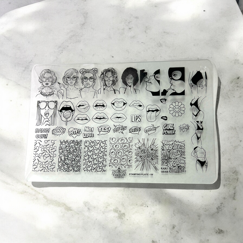 Stamping plate #59