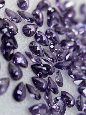 Pear 2/3 mm amethyst 12 unit