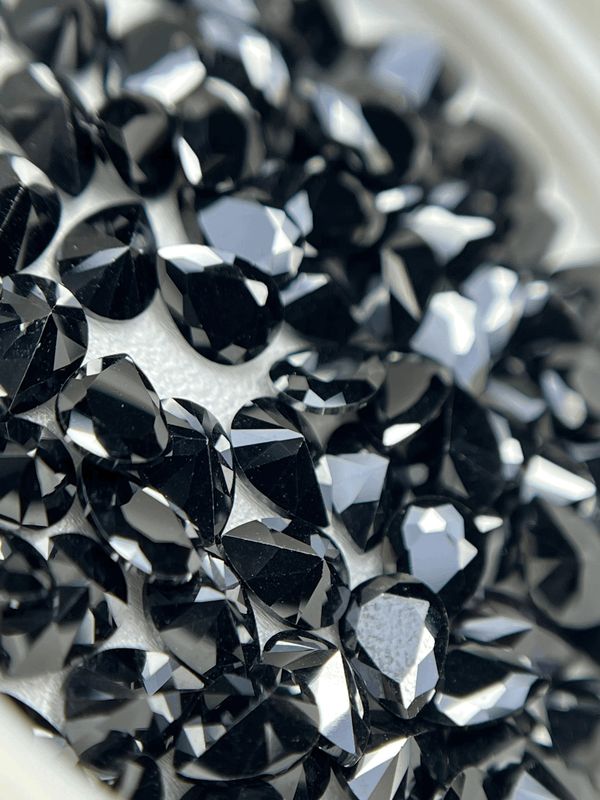 Pear 5/7  mm black  12 unit