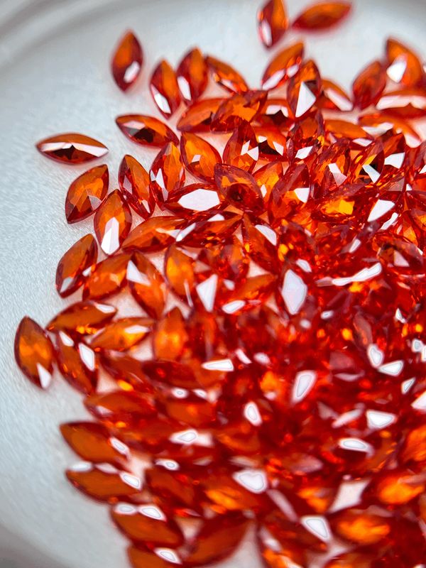 Marquise 2/4 mm  golden yellow  12 units