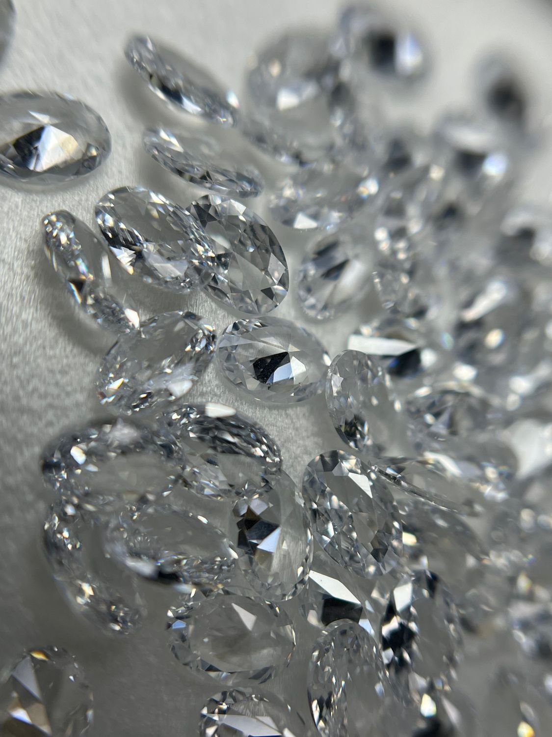 oval 4/6 mm clear   12 unit