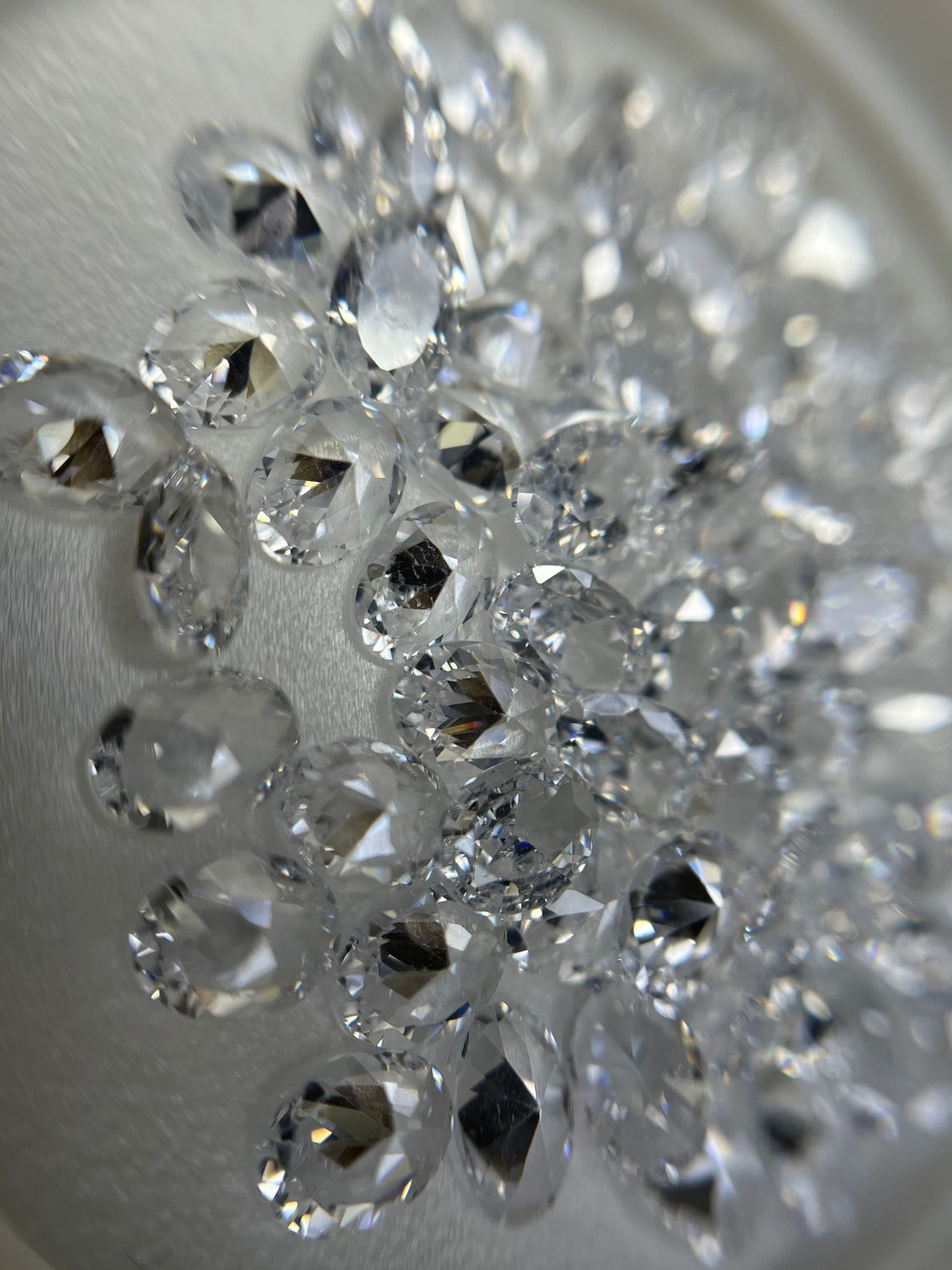 oval 5/7mm clear 12 unit