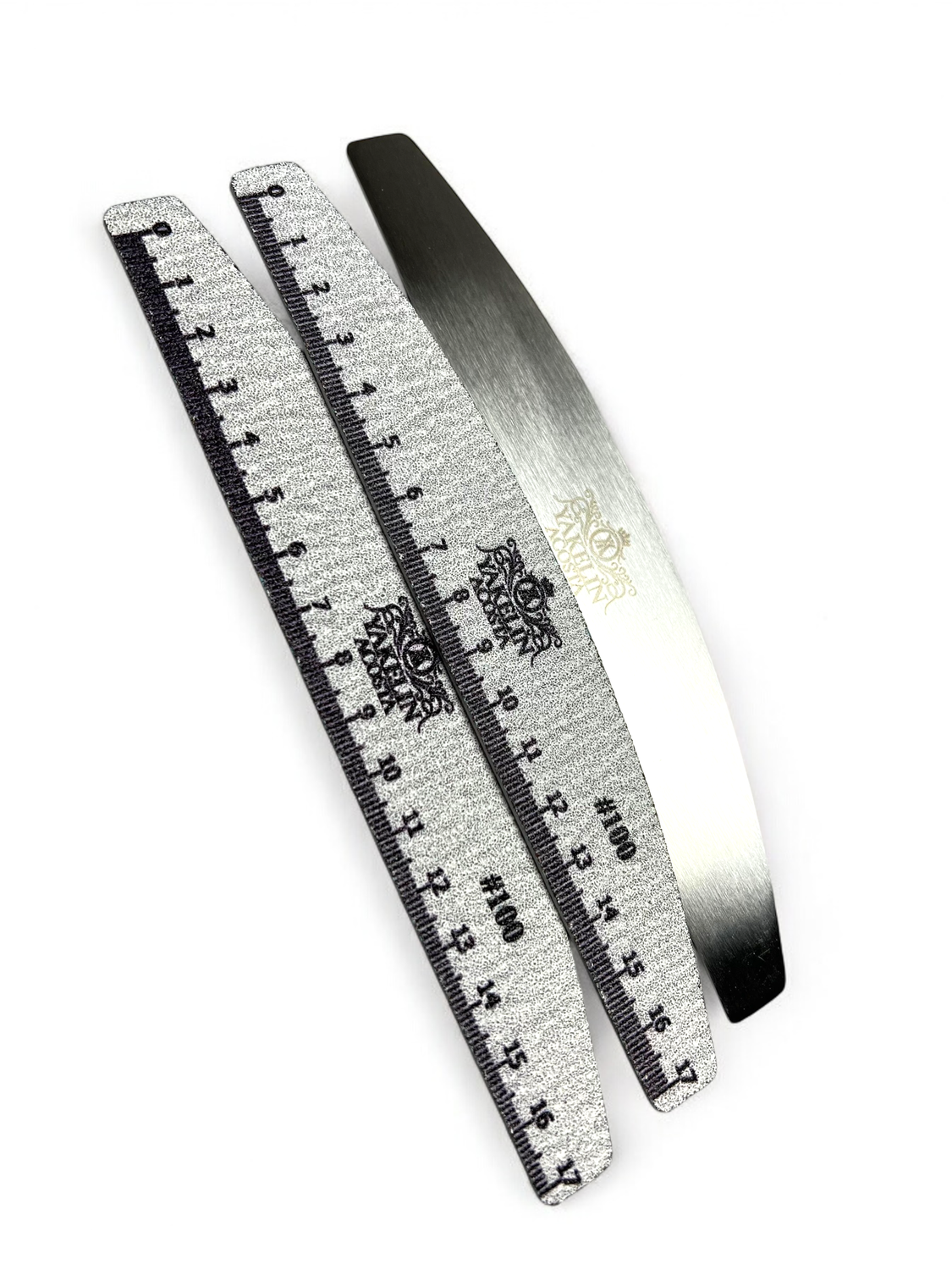 Set stainless steel replacement with file adhesive 20 units 100- 20 units /150 units