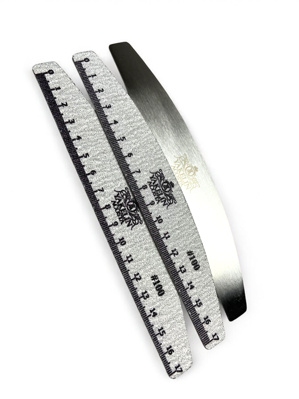 Set stainless steel replacement with file adhesive 20 units 100- 20 units /150 units