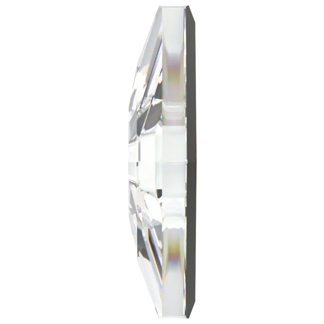 Serinity  Flat Back  Crystals Diamond (2773) Crystal 6.6x 3.9 mm pack of 6