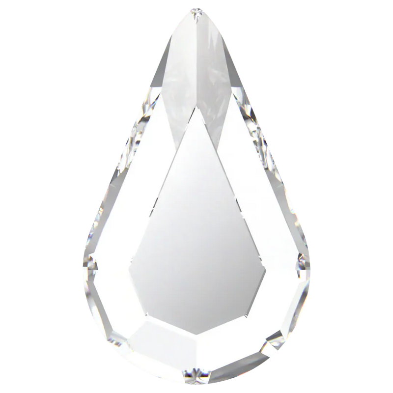 Serinity Flat Back Crystals Drop (2300) Crystal 8x4.8 mm pack of 6