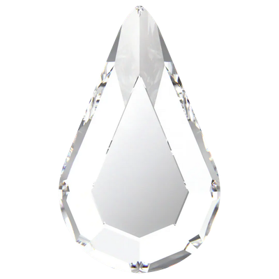 Serinity Flat Back Crystals Drop (2300) Crystal 8x4.8 mm pack of 6