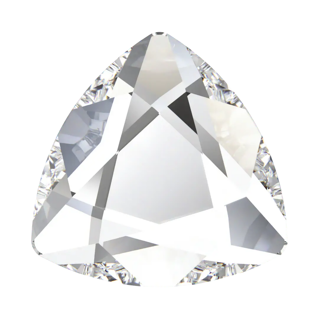 Serinity  Flat Back Crystals Trilliant (2472) Crystal 7 mm pack of 6