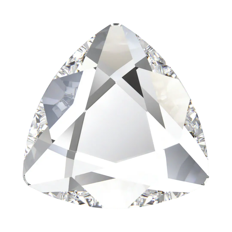 Serinity  Flat Back Crystals Trilliant (2472) Crystal 7 mm pack of 6