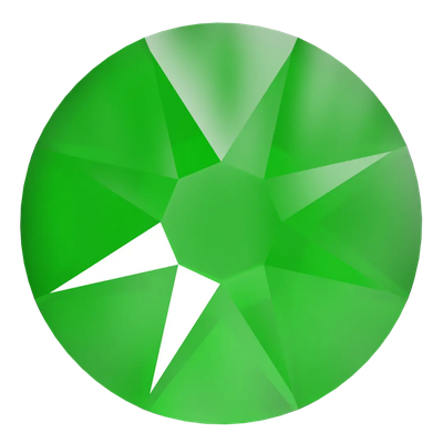 Crystal Electric Green ss16 (3.9mm) Pack of 50