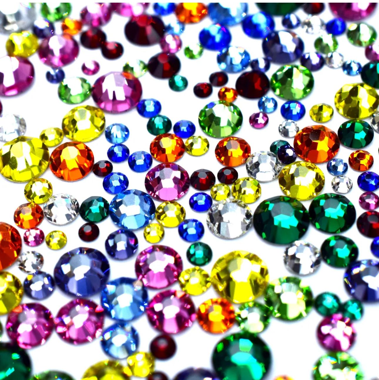 Preciosa Flat Back Crystals Non Hotfix Mix (MAXIMA) Kaleidoscope BY PRECIOSA. pack of 350