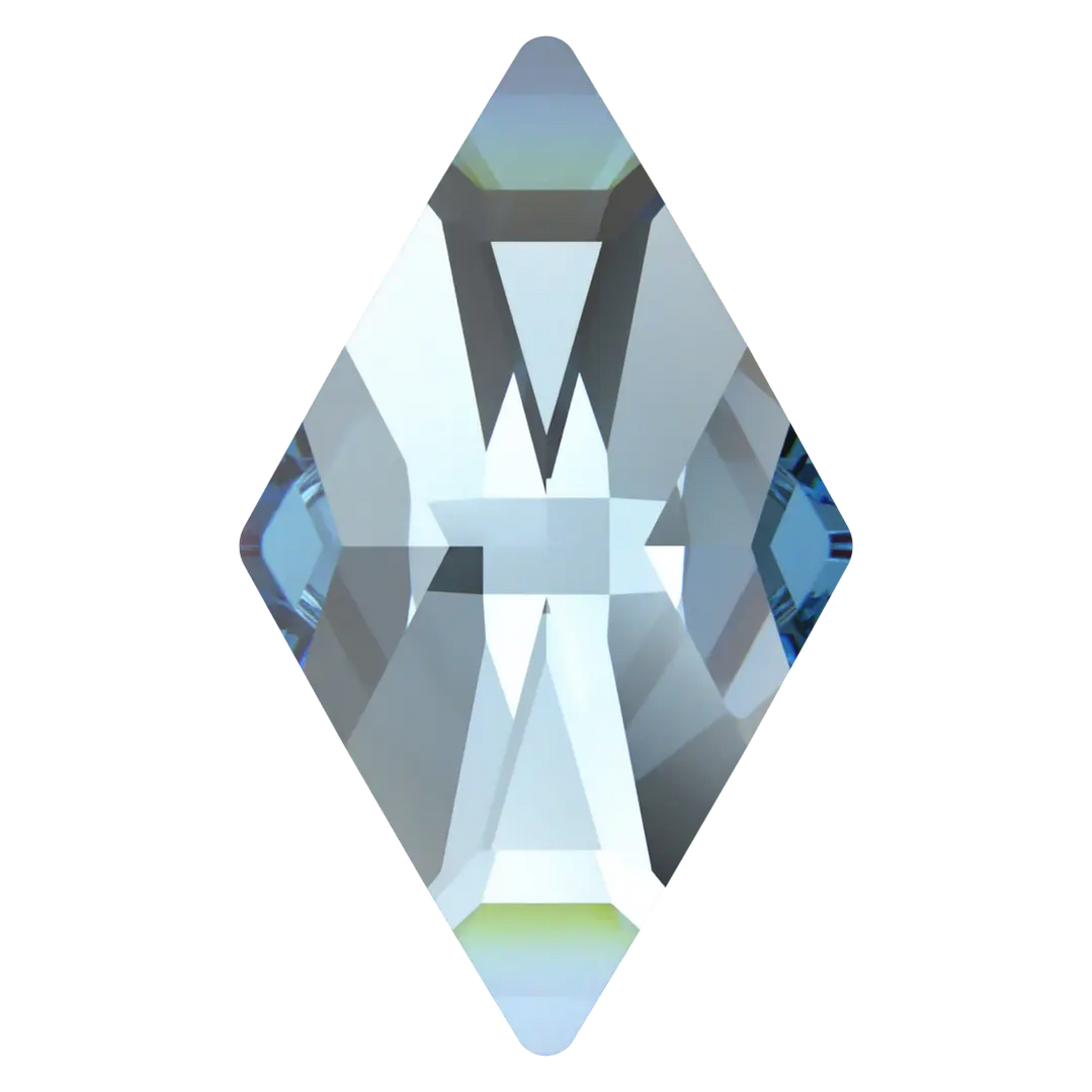 Serinity Flat Back Crystals Non Hotfix Rhombus (2709) Aquamarine BY SERINITY (10x6) pack of 4
