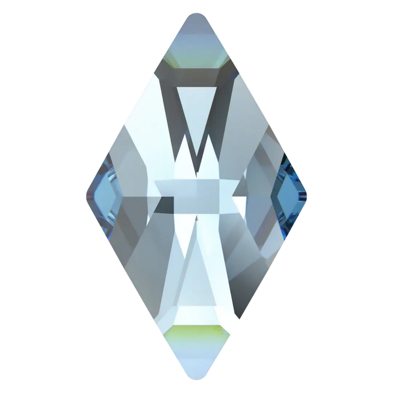 Serinity Flat Back Crystals Non Hotfix Rhombus (2709) Aquamarine BY SERINITY (10x6) pack of 4