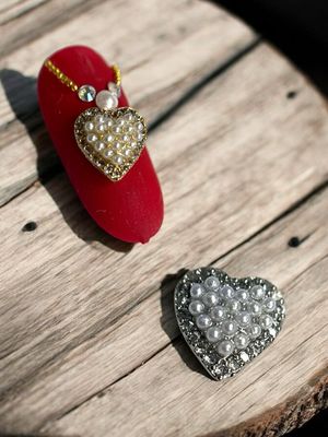Zirconia Corazón ( 2gold & 2 Silver )