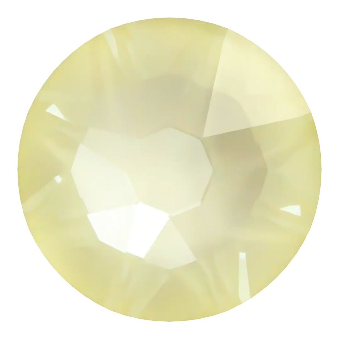 Serinity Flat Back Crystals Non Hotfix (2000, 2058 & 2088) Crystal Soft Yellow Ignite UNFOILED SS9 PACK OF 50
