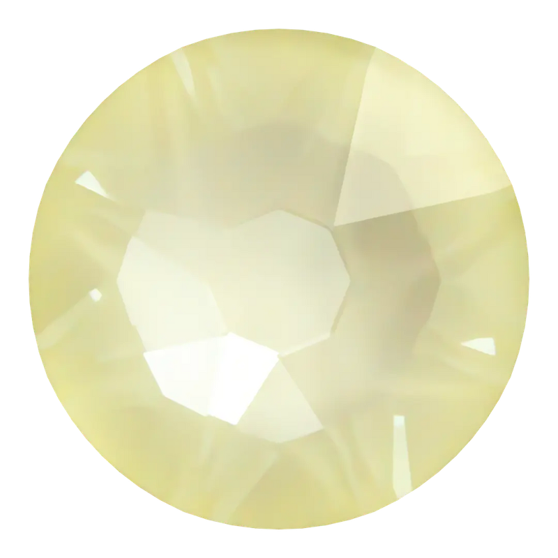 Serinity Flat Back Crystals Non Hotfix (2000, 2058 & 2088) Crystal Soft Yellow Ignite UNFOILED SS9 PACK OF 50