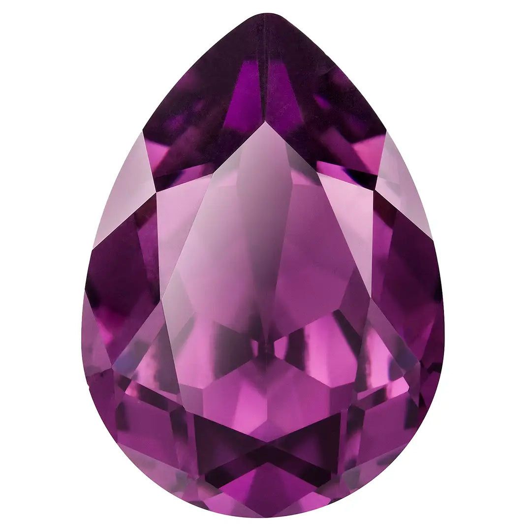 Preciosa Fancy Stones Baroque Pear AMETHYST  8X6 MM PACK OF 10