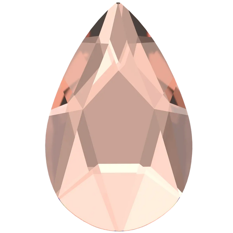 Serinity Flat Back Crystals Non Hotfix Pear (2303) Vintage Rose 8X 5 MM PACK OF 10