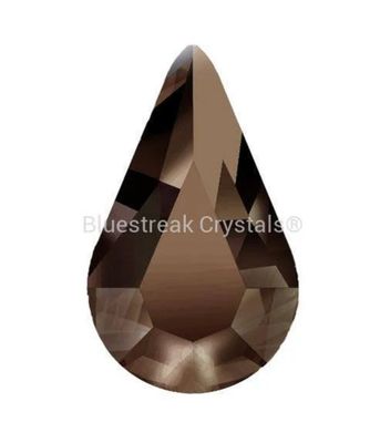 Preciosa Fancy Stones Pear Smoked Topaz PACK OF 10   8X4.8