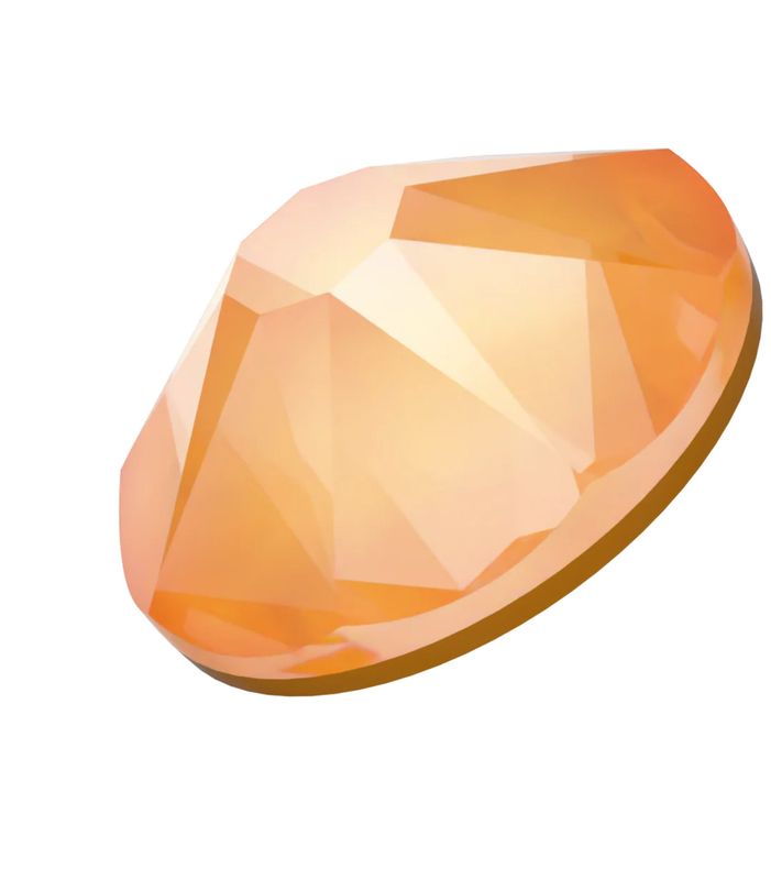Serinity Flat Back Crystals Non Hotfix (2000, 2058 & 2088) Crystal Mango Ignite UNFOILED SS9 PACK OF 50