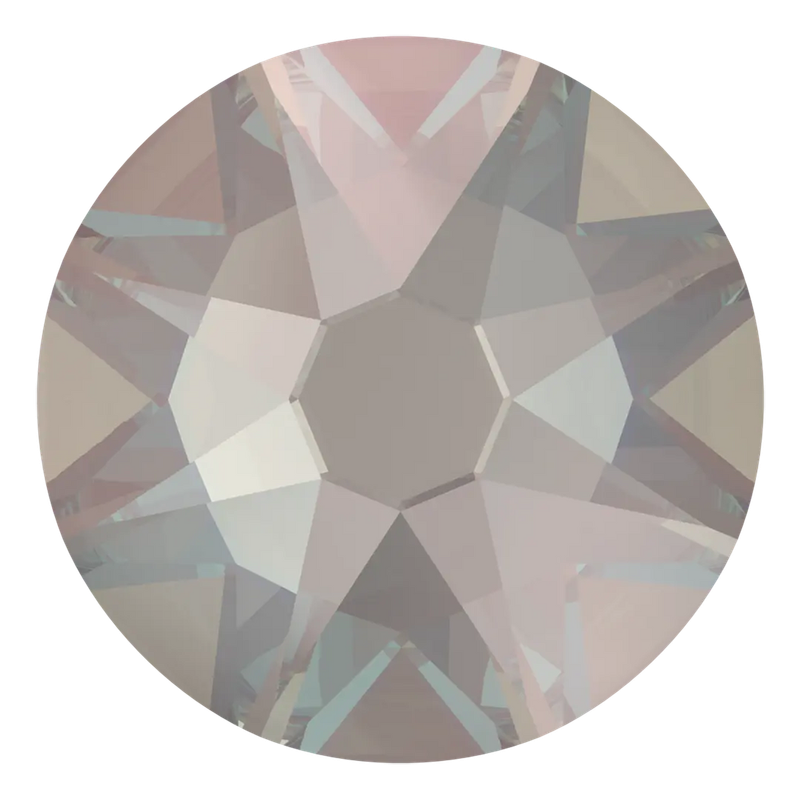 Serinity Flat Back Crystals Non Hotfix (2000, 2058 & 2088) Crystal Serene Gray Delite UNFOILED SS12 PACK OF 50
