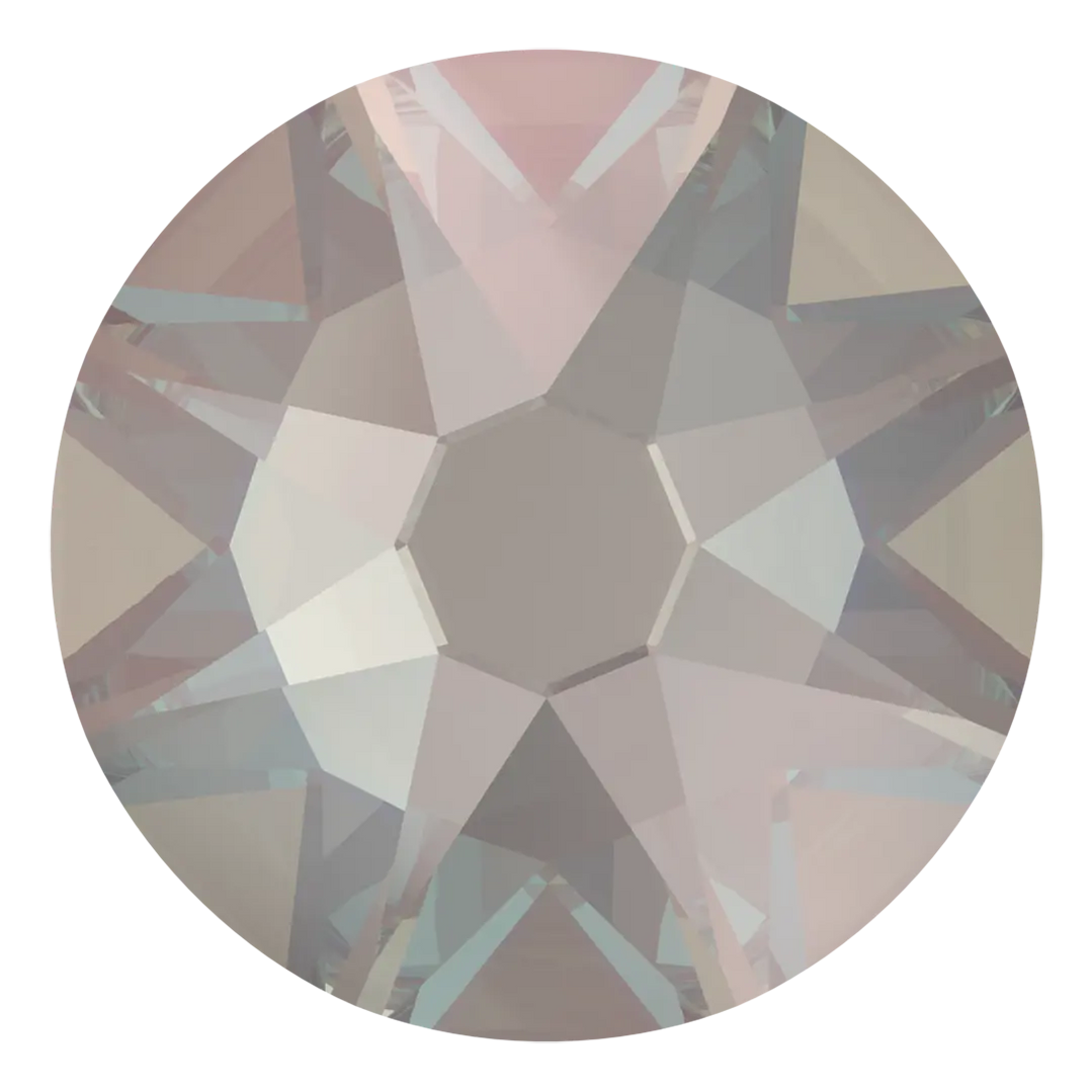 Serinity Flat Back Crystals Non Hotfix (2000, 2058 & 2088) Crystal Serene Gray Delite UNFOILED SS16 PACK OF 50