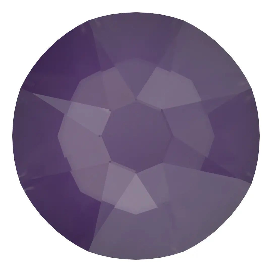 Serinity Flat Back Crystals Non Hotfix (2000, 2058 & 2088) Crystal Purple Ignite UNFOILED BY SERINITY SS9 PACK OF 50
