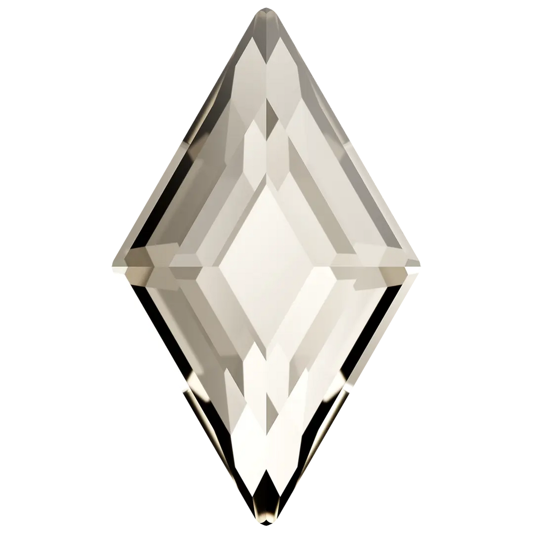 Serinity Flat Back Crystals Non Hotfix Diamond (2773) Crystal Silver Shade 6.6x3.9 pack of 6