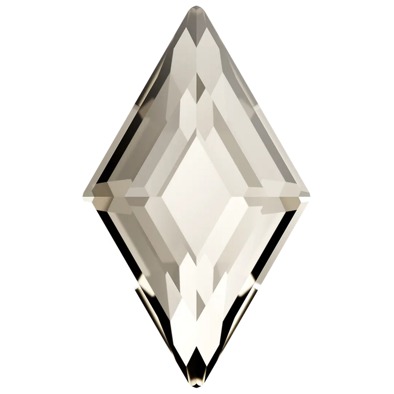 Serinity Flat Back Crystals Non Hotfix Diamond (2773) Crystal Silver Shade 6.6x3.9 pack of 6