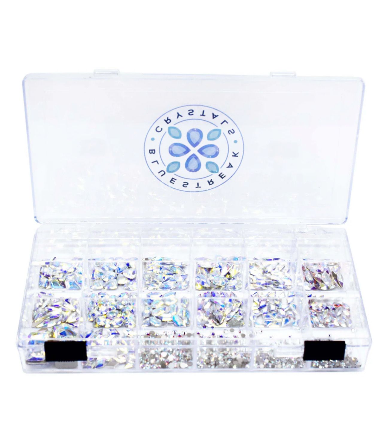 Serenity flat back crystal non hot fix mega mix CRYSTAL AB