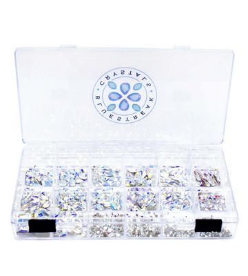Serenity flat back crystal non hot fix mega mix CRYSTAL AB