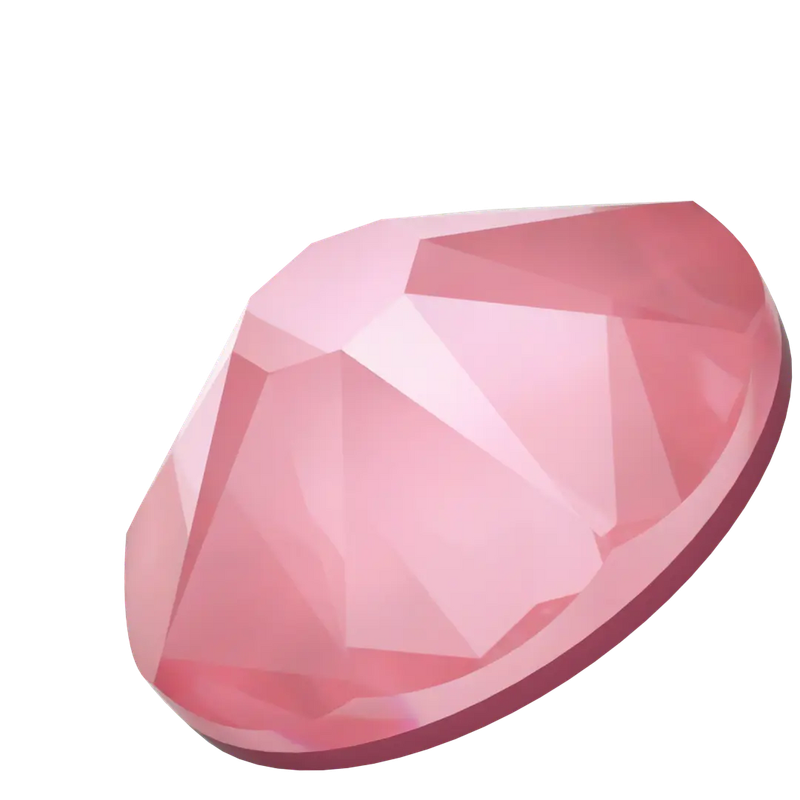 Serinity Flat Back Crystal DAHLIA  Ignite  ss 9 pack of 50 (2.6MM)