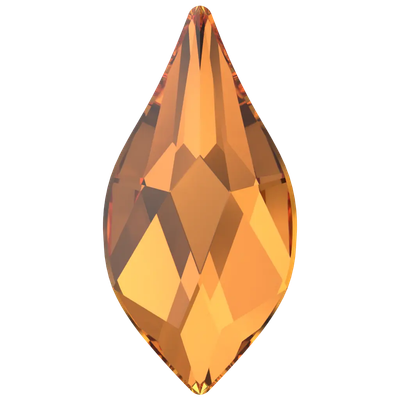 Serinity Flat Back Crystals Non Hotfix Flame (2205) DARK ORANGE  BY SERINITY 7.5 mm pack of 8