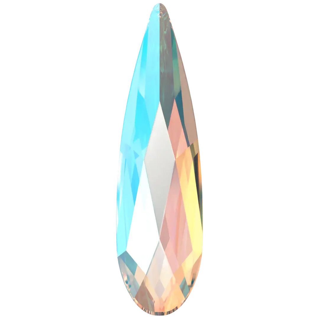 Serinity Flat Back Crystals Non Hotfix Raindrop (2304) CrystalSHIMMER . PACK OF 6. /6X1.7 MM Serinity Flat Back Crystals Non Hotfix Raindrop (2304) CrystalSHIMMER . PACK OF 6. /6X1.7 MM