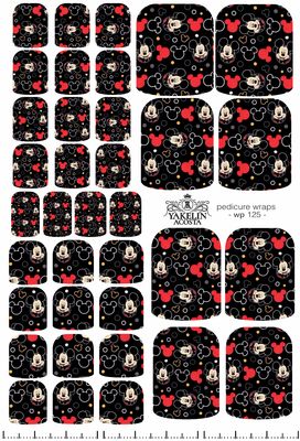 DISNEY WRAP MANICURE & PEDICURE