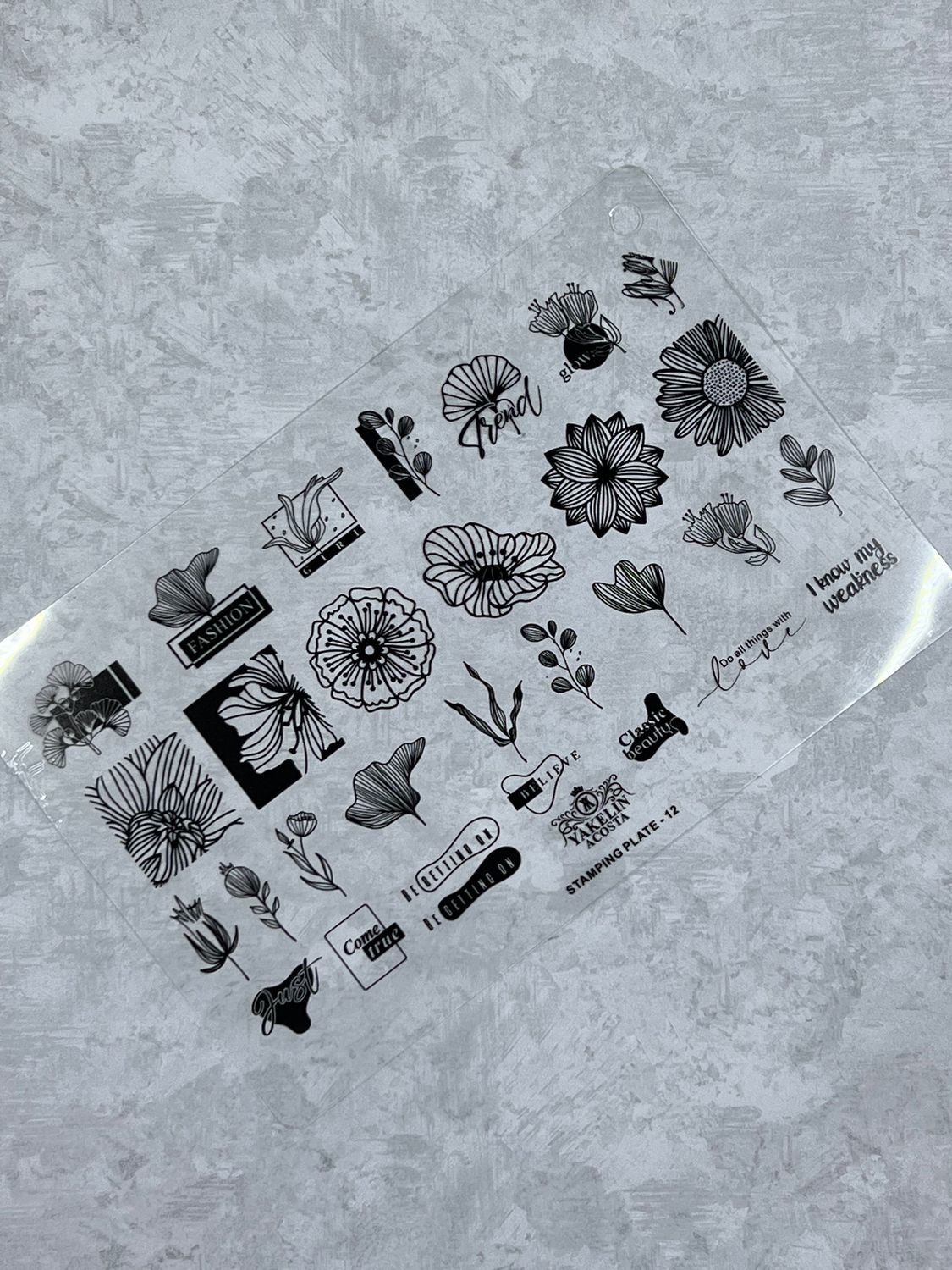 Stamping plate #12 Stamping plate #12