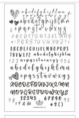 Stamping plate #23