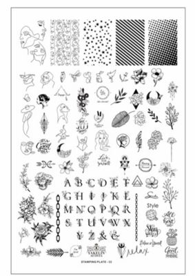 Stamping plate #33
