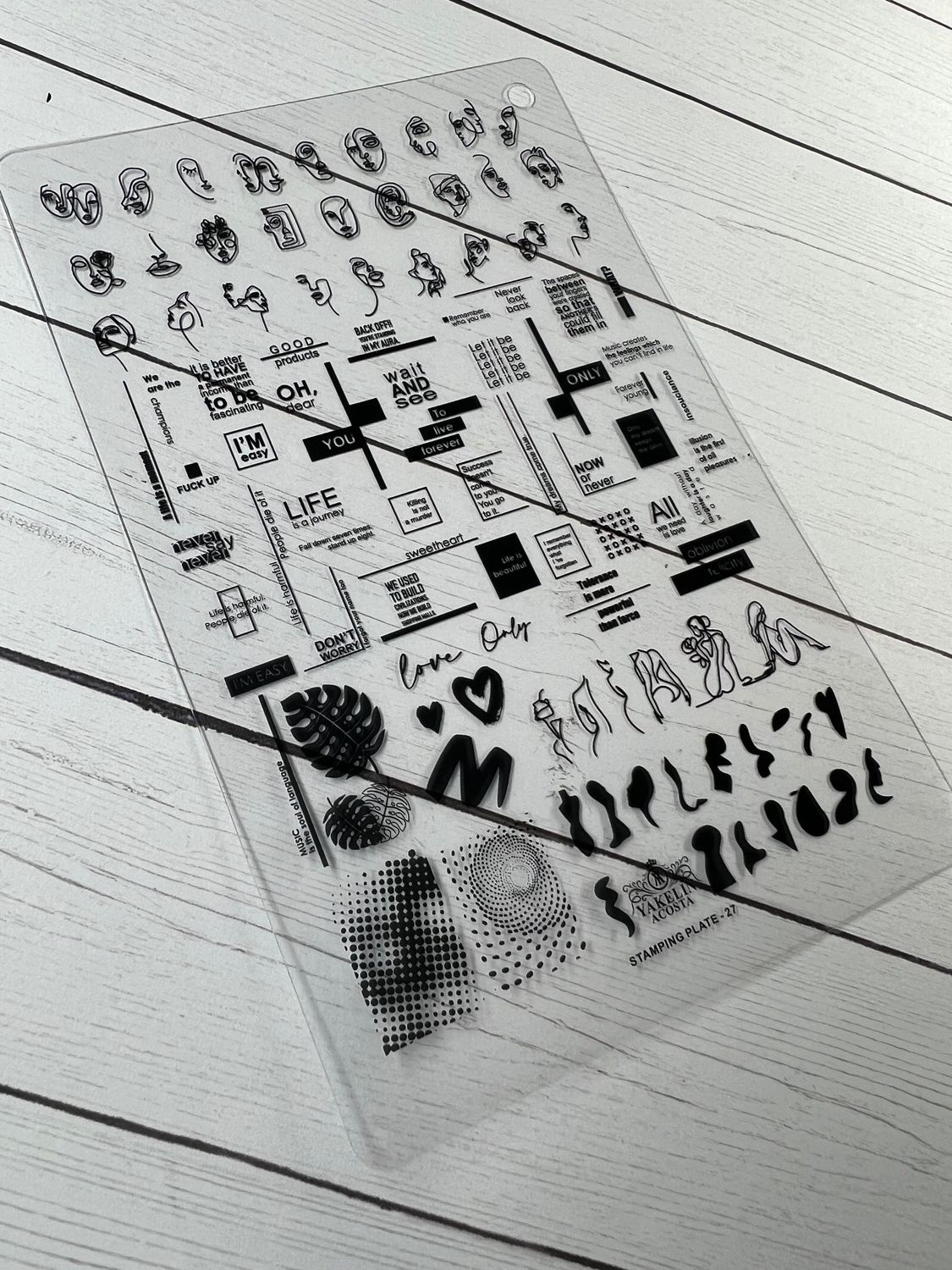 Stamping plate #27 Stamping plate #27