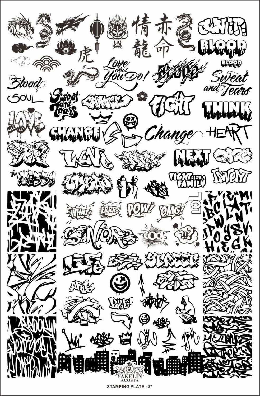 Stamping plate #38 Stamping plate #38