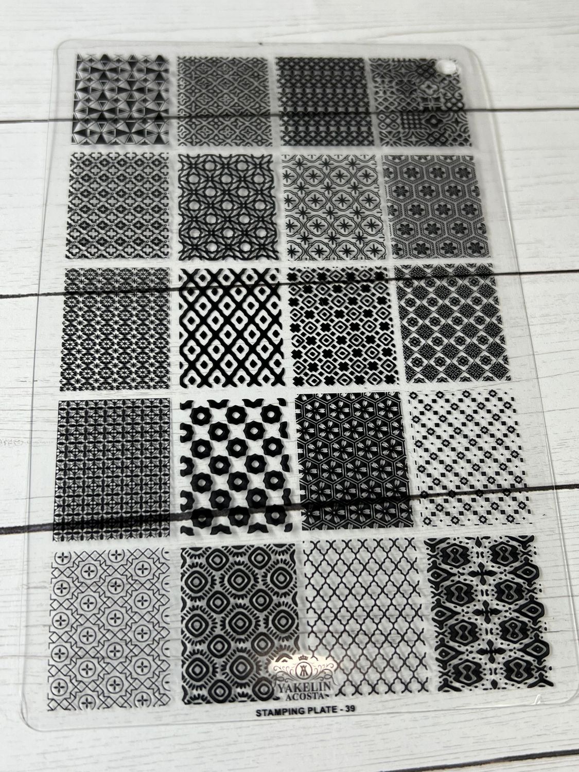 Stamping plate #39 Stamping plate #39