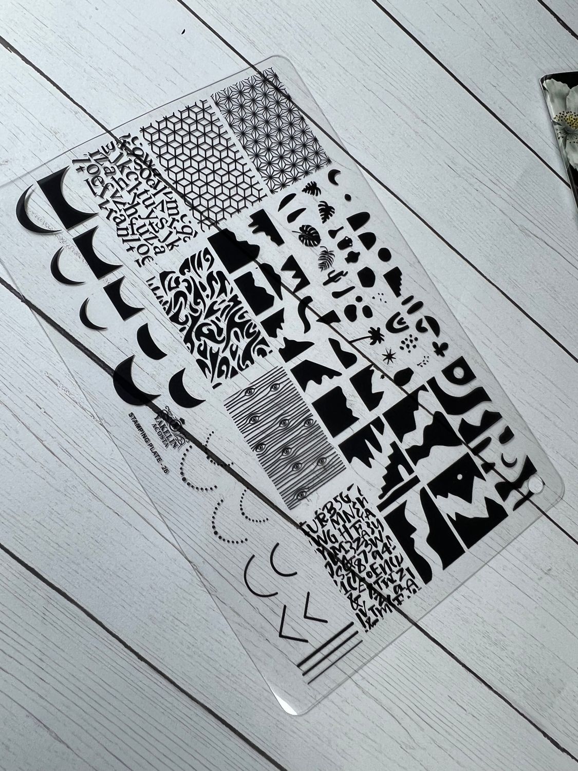 Stamping plate #26 Stamping plate #26