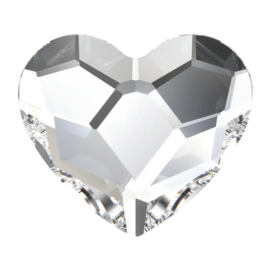 Serinity Flat Back Crystals Non Hotfix Heart (2808) Crystal BY SERINITY PACK OF10 /6MM Serinity Flat Back Crystals Non Hotfix Heart (2808) Crystal BY SERINITY PACK OF10 /6MM