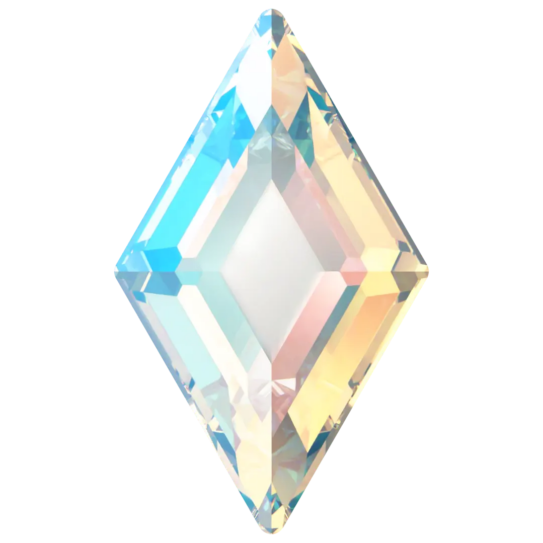 Serinity Flat Back Crystals Non Hotfix Diamond (2773) Crystal SHIMMER BY SERINITY (PACK OF 8) 5X3 MM