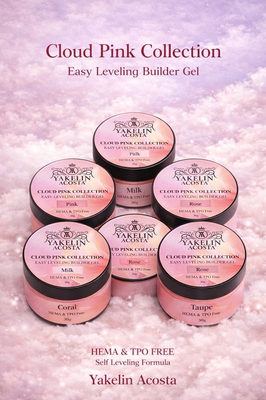 CLOUD PINK BUILDER GEL HEMA &TOP FREE