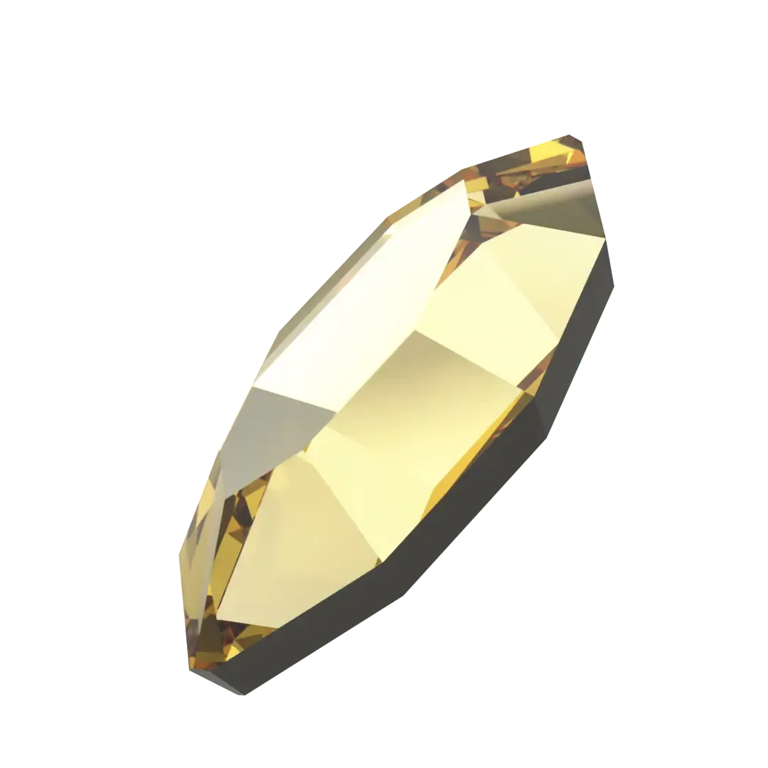 Serinity Flat Back Crystals Non Hotfix Navette (2200) Dark Jonquil 4X2MM ( PACK OF 12) Serinity Flat Back Crystals Non Hotfix Navette (2200) Dark Jonquil 4X2MM ( PACK OF 12)