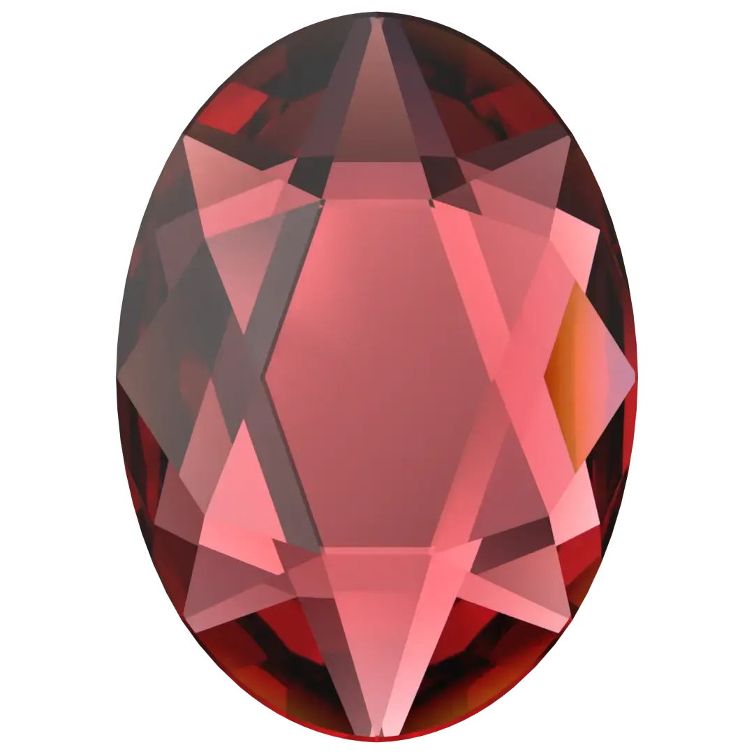 Serinity Hotfix Flat Back Crystals Oval (2603) Scarlet 4X3 MM( PACK OF 10) Serinity Hotfix Flat Back Crystals Oval (2603) Scarlet 4X3 MM( PACK OF 10)