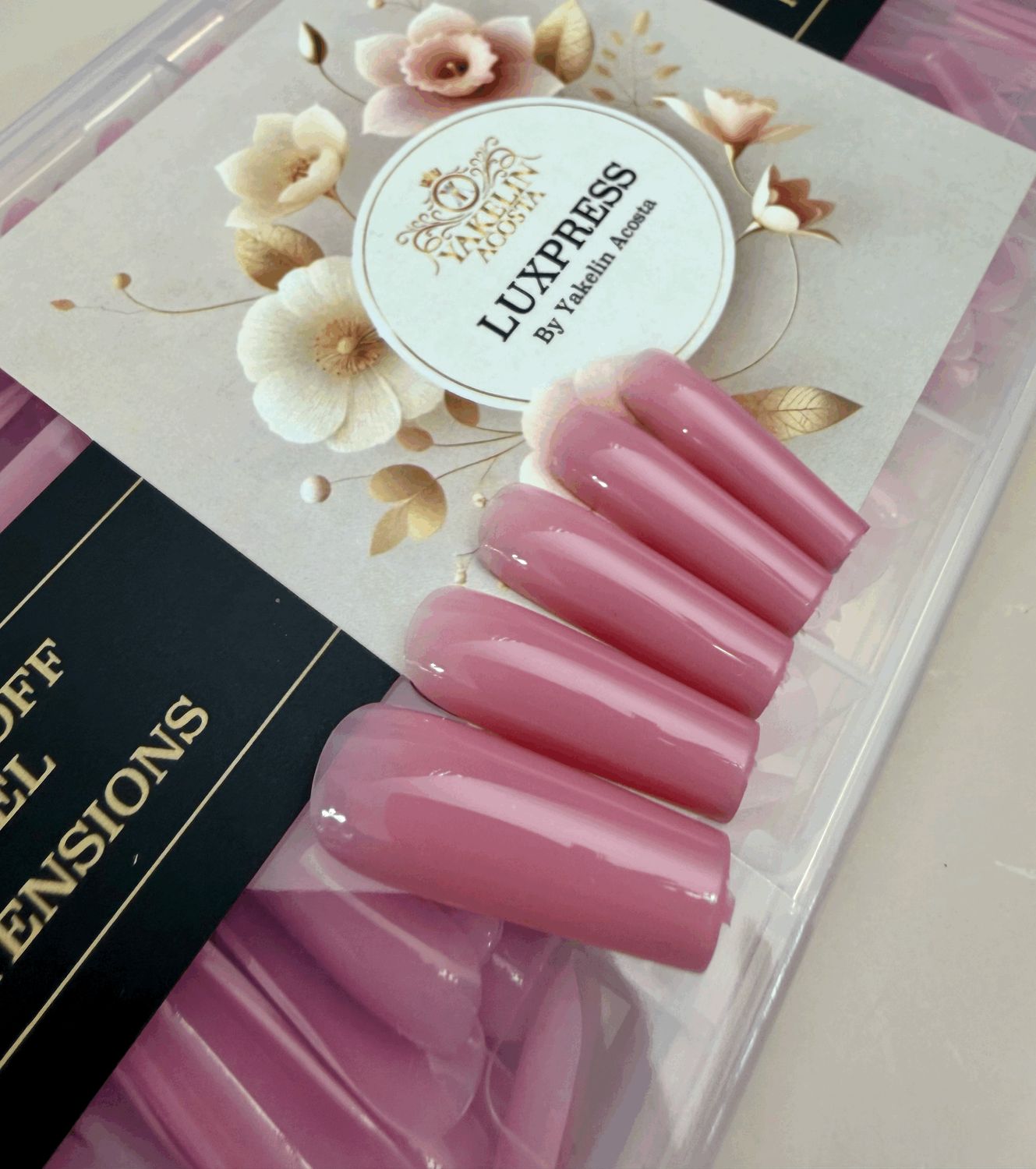 LUXPRESS NATURAL SQUARE LONG COLOR( PEONY ) 240 PCS 15 SIZES LUXPRESS NATURAL SQUARE LONG COLOR( PEONY ) 240 PCS 15 SIZES