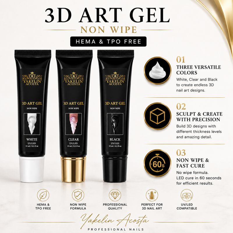 3D ART GEL TUBE 15 GR